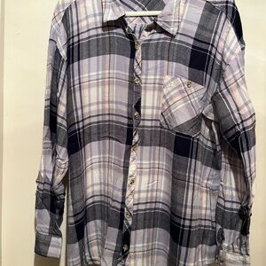 Maurices Plaid Top
